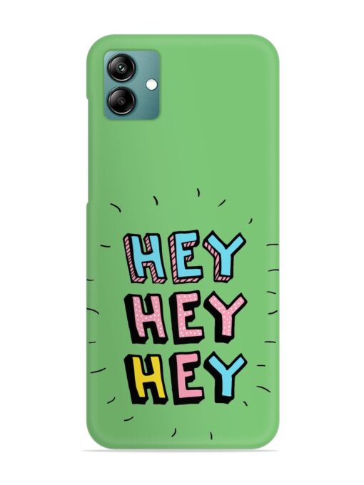 Hey Vector Cartoon Snap Case for Samsung Galaxy A04