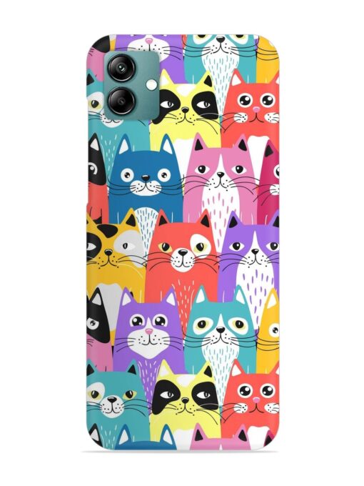 Funny Cartoon Cats Snap Case for Samsung Galaxy A04