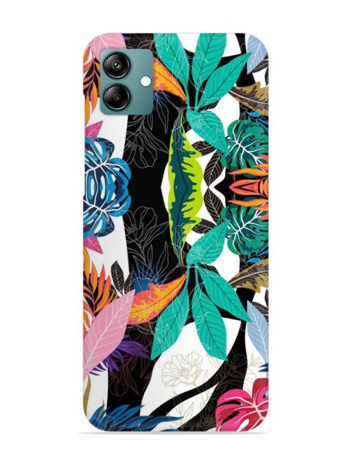 Floral Pattern Bright Snap Case for Samsung Galaxy A04