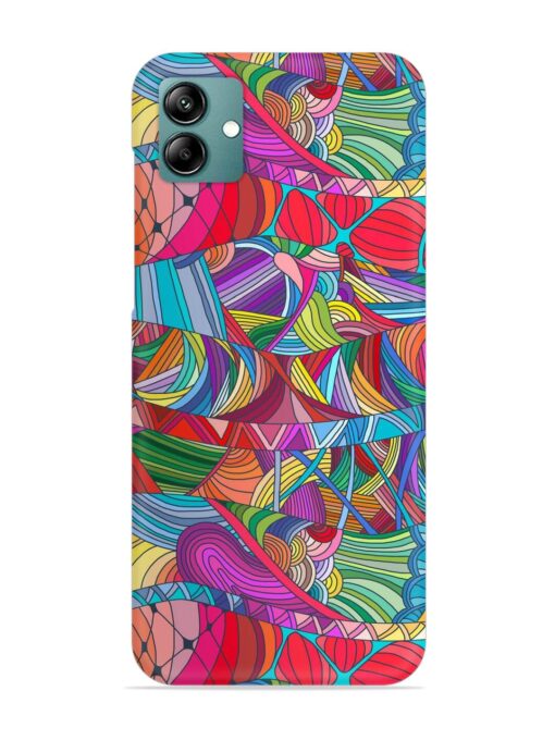 Seamless Patterns Hand Drawn Snap Case for Samsung Galaxy A04