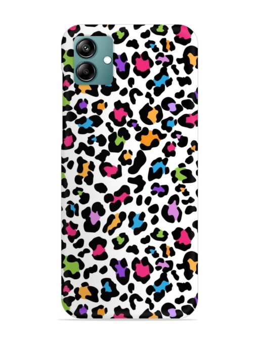 Seamless Leopard Pattern Snap Case for Samsung Galaxy A04 Zapvi