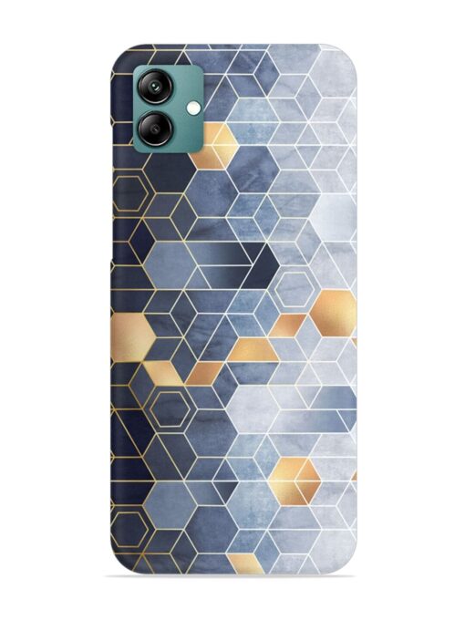 Geometric Abstraction Hexagons Snap Case for Samsung Galaxy A04