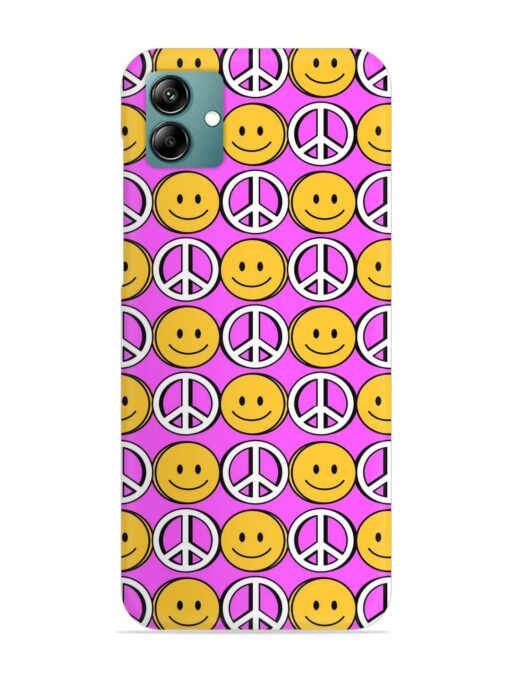 Smiley Face Peace Snap Case for Samsung Galaxy A04 Zapvi