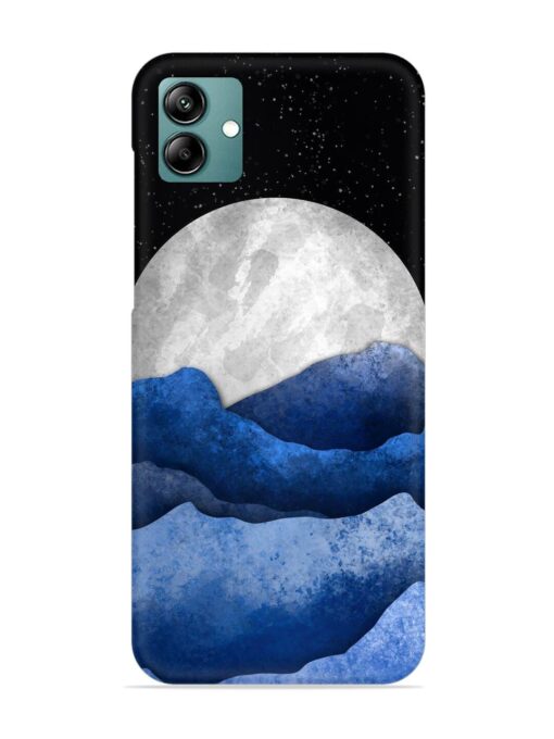 Full Moon Mountain Vector Snap Case for Samsung Galaxy A04 Zapvi