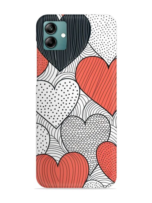 Girly Heart Seamless Snap Case for Samsung Galaxy A04