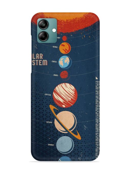 Solar System Vector Snap Case for Samsung Galaxy A04