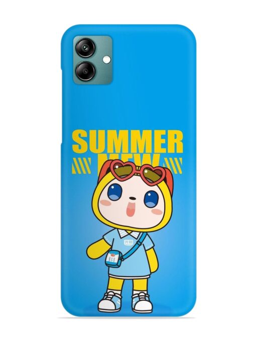 Summer Mew Cartoon Snap Case for Samsung Galaxy A04