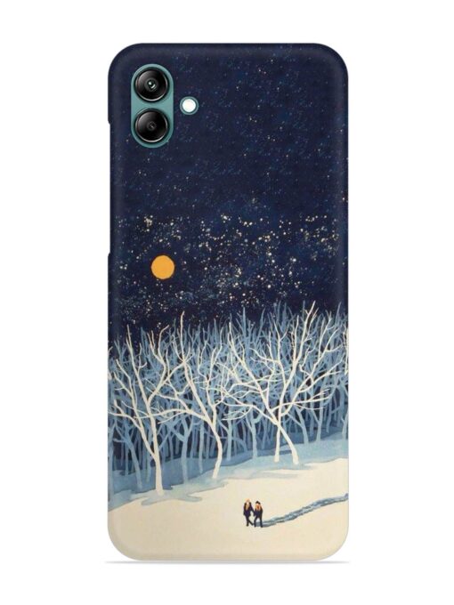 Full Moon Snowshoe Tour Snap Case for Samsung Galaxy A04E Zapvi