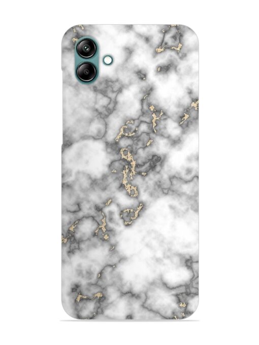 Gray And Gold Marble Snap Case for Samsung Galaxy A04E Zapvi