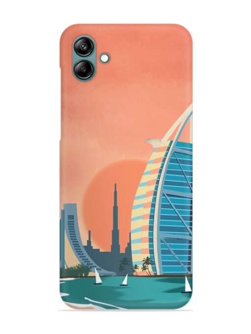 Dubai Architectural Scenery Snap Case for Samsung Galaxy A04E Zapvi