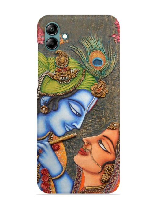 Lord Radha Krishna Flute Art Snap Case for Samsung Galaxy A04E Zapvi