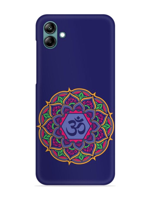 Om Mandala Art Blue Snap Case for Samsung Galaxy A04E