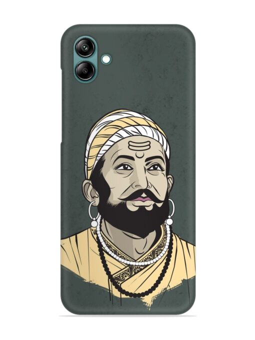 Shivaji Maharaj Vector Art Snap Case for Samsung Galaxy A04E Zapvi