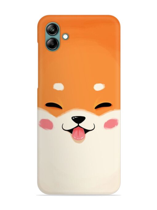 Cute Dog Face Vector Snap Case for Samsung Galaxy A04E Zapvi