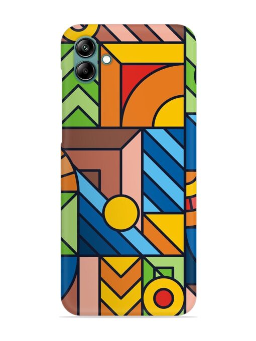 Colorful Geometric Snap Case for Samsung Galaxy A04E