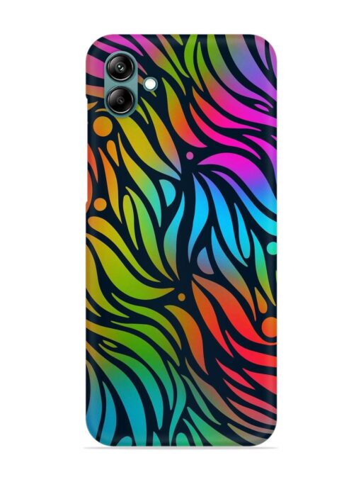 Abstract Leaf Design Snap Case for Samsung Galaxy A04E Zapvi