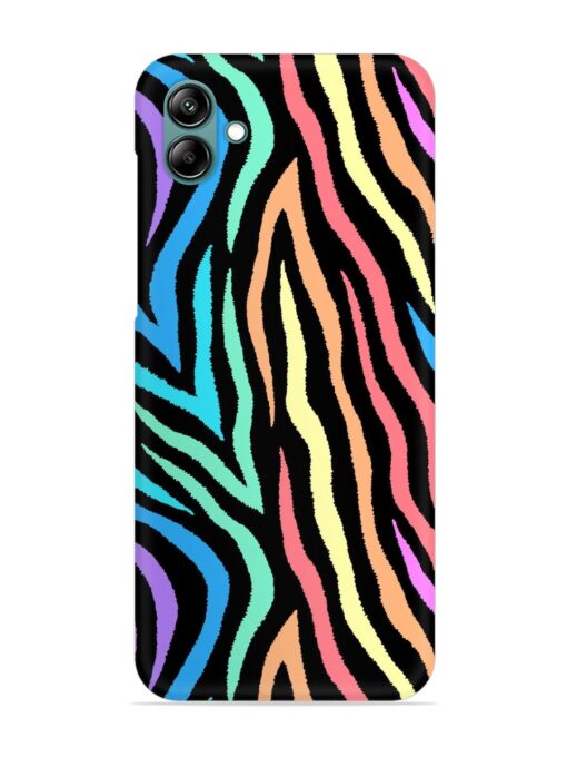 Colorful Abstract Zebra Snap Case for Samsung Galaxy A04E