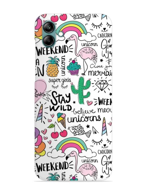 Unicorn Ice Cream Snap Case for Samsung Galaxy A04E Zapvi