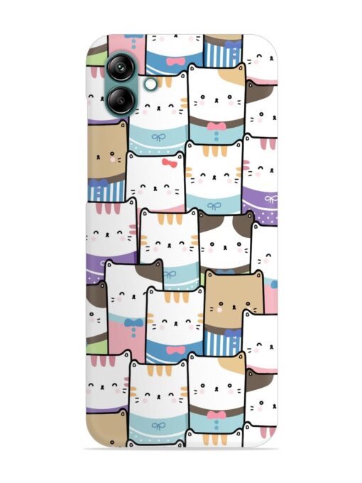 Cute Adorable Cat Snap Case for Samsung Galaxy A04E