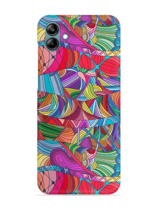 Seamless Patterns Hand Drawn Snap Case for Samsung Galaxy A04E Zapvi