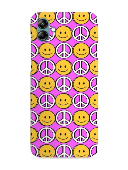 Smiley Face Peace Snap Case for Samsung Galaxy A04E