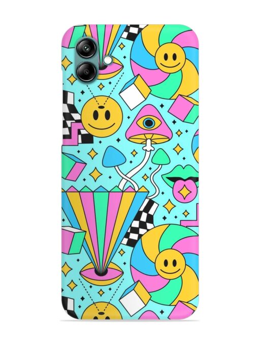 Trippy Rainbow 60S Snap Case for Samsung Galaxy A04E Zapvi