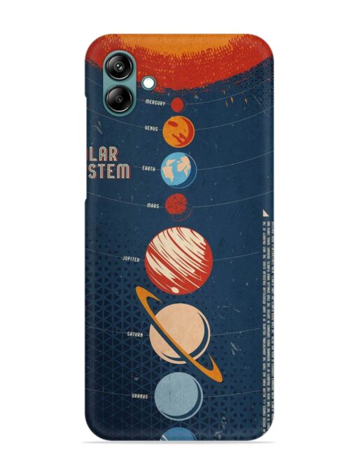 Solar System Vector Snap Case for Samsung Galaxy A04E