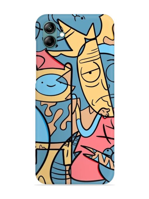 Silly Face Doodle Snap Case for Samsung Galaxy A04E