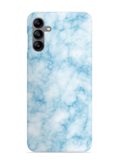 Blue White Natural Marble Snap Case for Samsung Galaxy A04S