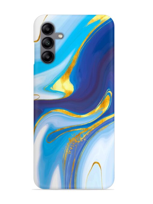 Watercolor Background With Golden Foil Snap Case for Samsung Galaxy A04S