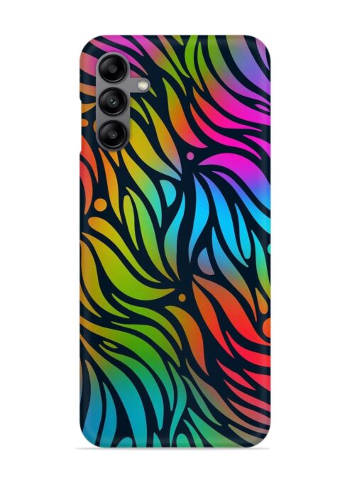 Abstract Leaf Design Snap Case for Samsung Galaxy A04S Zapvi