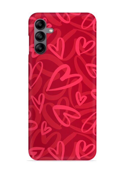 Seamless Romantic Pattern Snap Case for Samsung Galaxy A04S