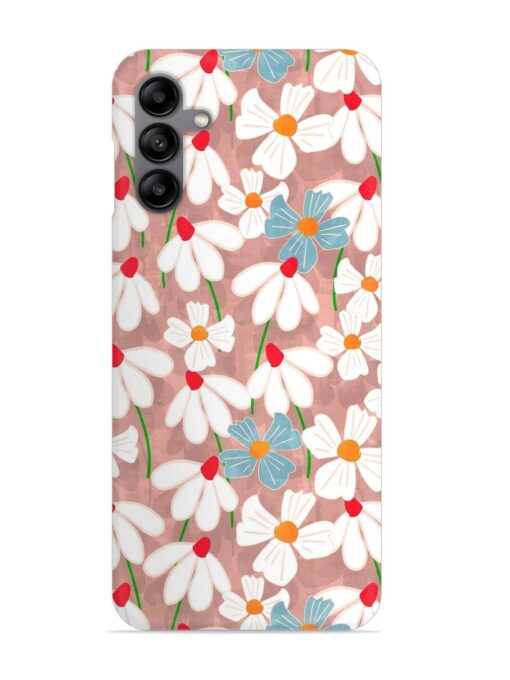 Abstract Petal Flowers Snap Case for Samsung Galaxy A04S Zapvi