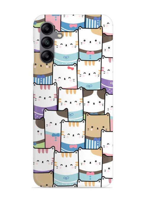 Cute Adorable Cat Snap Case for Samsung Galaxy A04S Zapvi