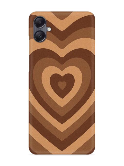 Brown Heart Snap Case for Samsung Galaxy A05