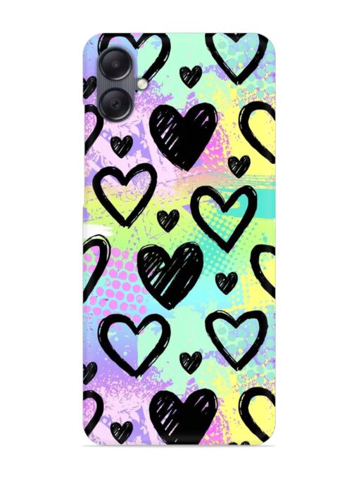 Bright Pattern Hearts Snap Case for Samsung Galaxy A05