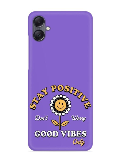 Retro Positive Flower Snap Case for Samsung Galaxy A05