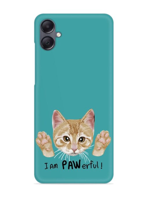 Typography Slogan Cat Snap Case for Samsung Galaxy A05 Zapvi