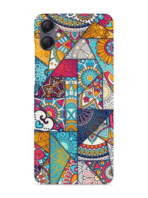 Patchwork Pattern Vintage Snap Case for Samsung Galaxy A05 Zapvi