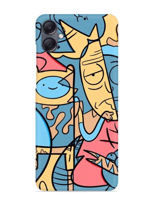 Silly Face Doodle Snap Case for Samsung Galaxy A05 Zapvi