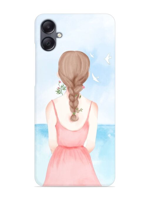 Watercolor Girl Vector Snap Case for Samsung Galaxy A05 Zapvi