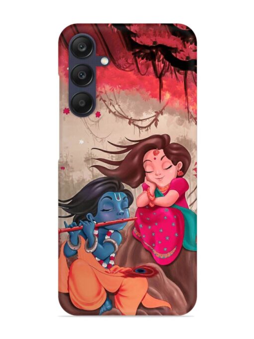 Radhe Krishna Water Art Snap Case for Samsung Galaxy A05S Zapvi