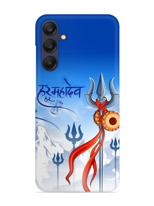 Har Har Mahadev Trishul Snap Case for Samsung Galaxy A05S Zapvi