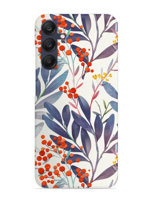 Seamless Floral Pattern Snap Case for Samsung Galaxy A05S