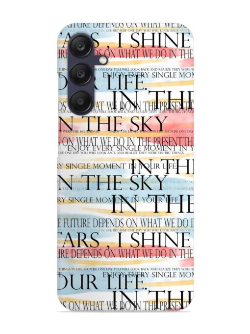 Seamless Slogans Pattern Snap Case for Samsung Galaxy A05S