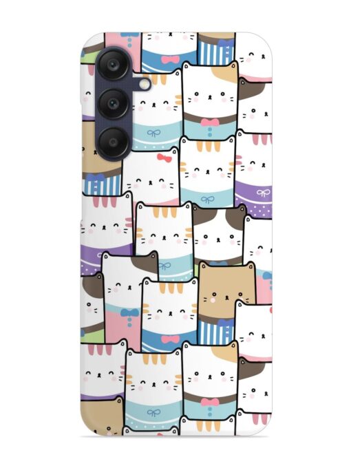 Cute Adorable Cat Snap Case for Samsung Galaxy A05S Zapvi