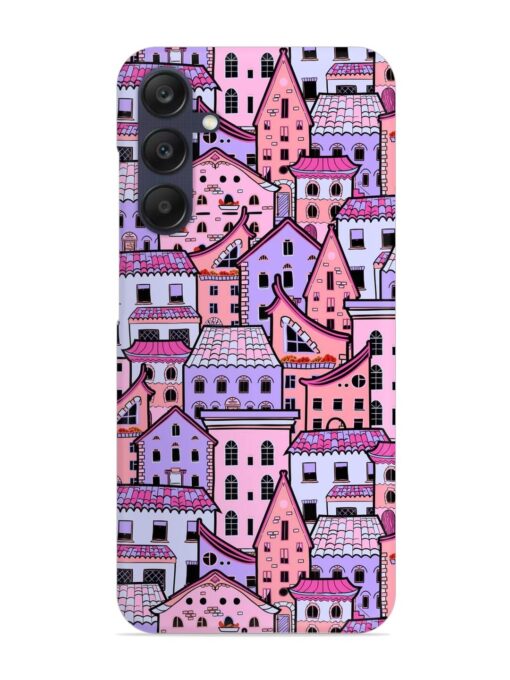 Seamless Pattern Houses Snap Case for Samsung Galaxy A05S