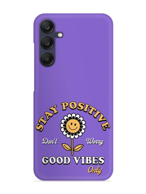 Retro Positive Flower Snap Case for Samsung Galaxy A05S