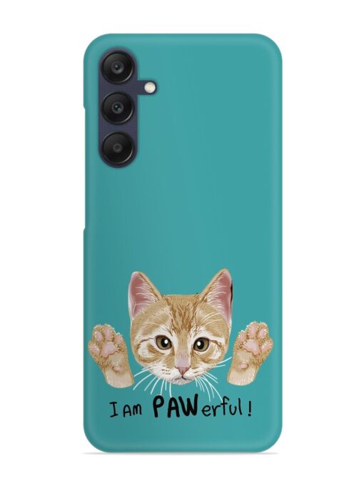 Typography Slogan Cat Snap Case for Samsung Galaxy A05S