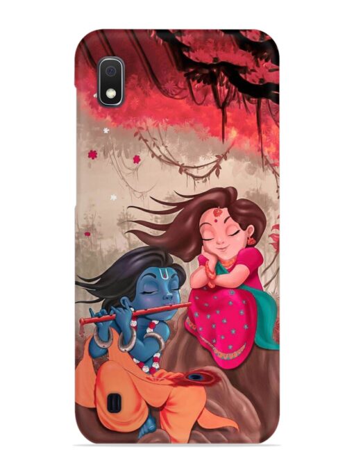 Radhe Krishna Water Art Snap Case for Samsung Galaxy A10 Zapvi